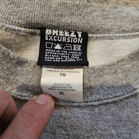 Breezy Excursion Mary Jane crew neck sweater XL BEST - Picture 2 of 3